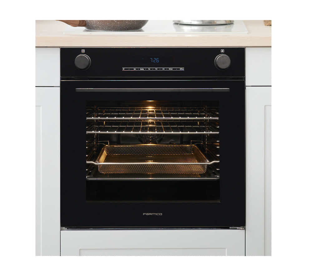 T Parmco OVEN SERIES3 600MM BLACK 14FUNCTION