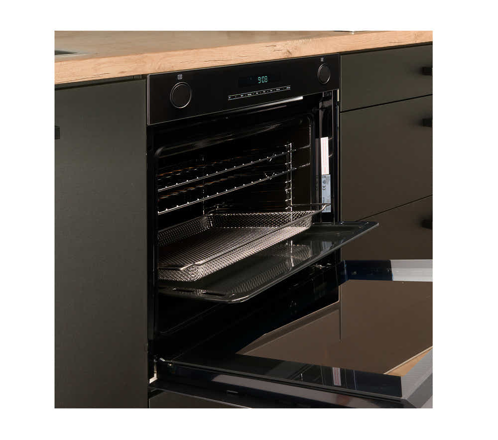 T Parmco OVEN SERIES3 600MM BLACK 14FUNCTION