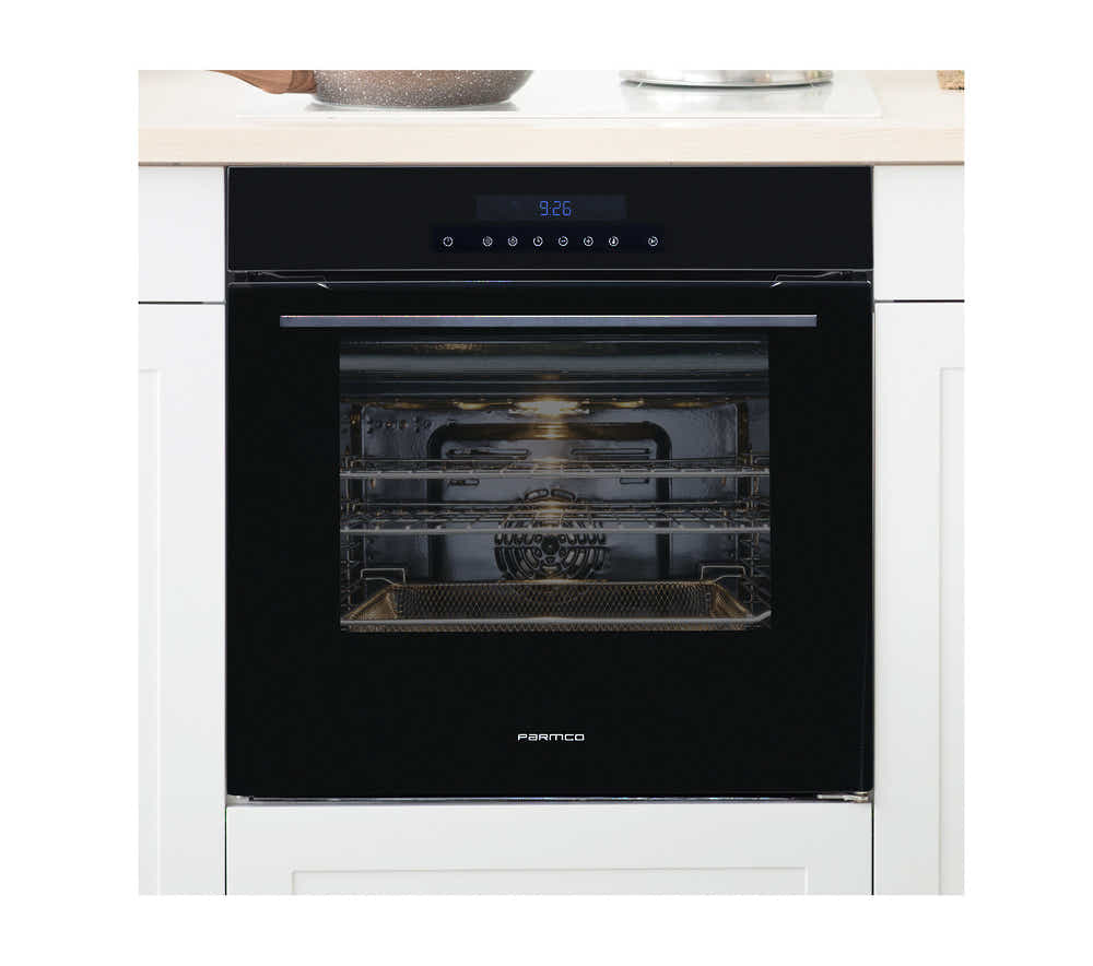 T Parmco OVEN SERIES6 600MM BLACK 14FUNCTION PYRO