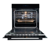 T Parmco OVEN SERIES6 600MM BLACK 14FUNCTION PYRO