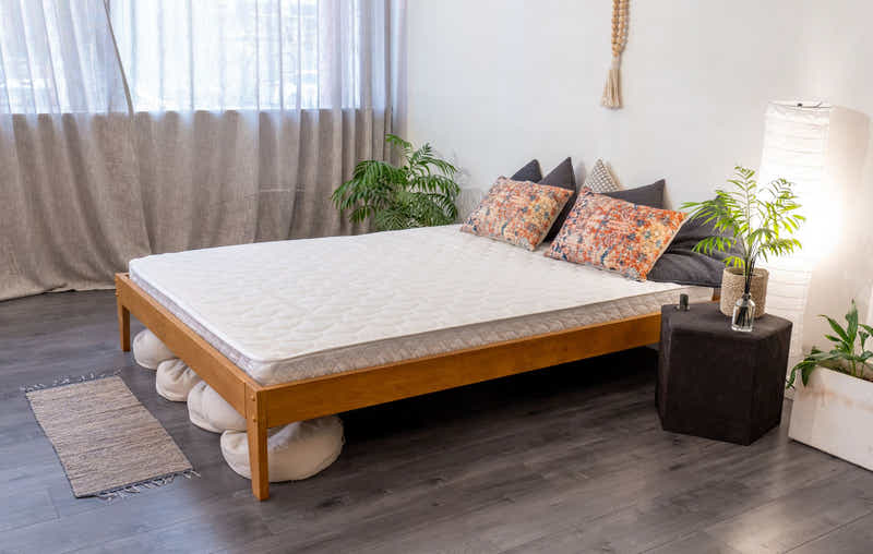 Sovo Bed Frame Oak - Double
