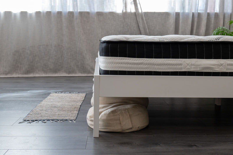 Sovo Bed Frame White - King Single