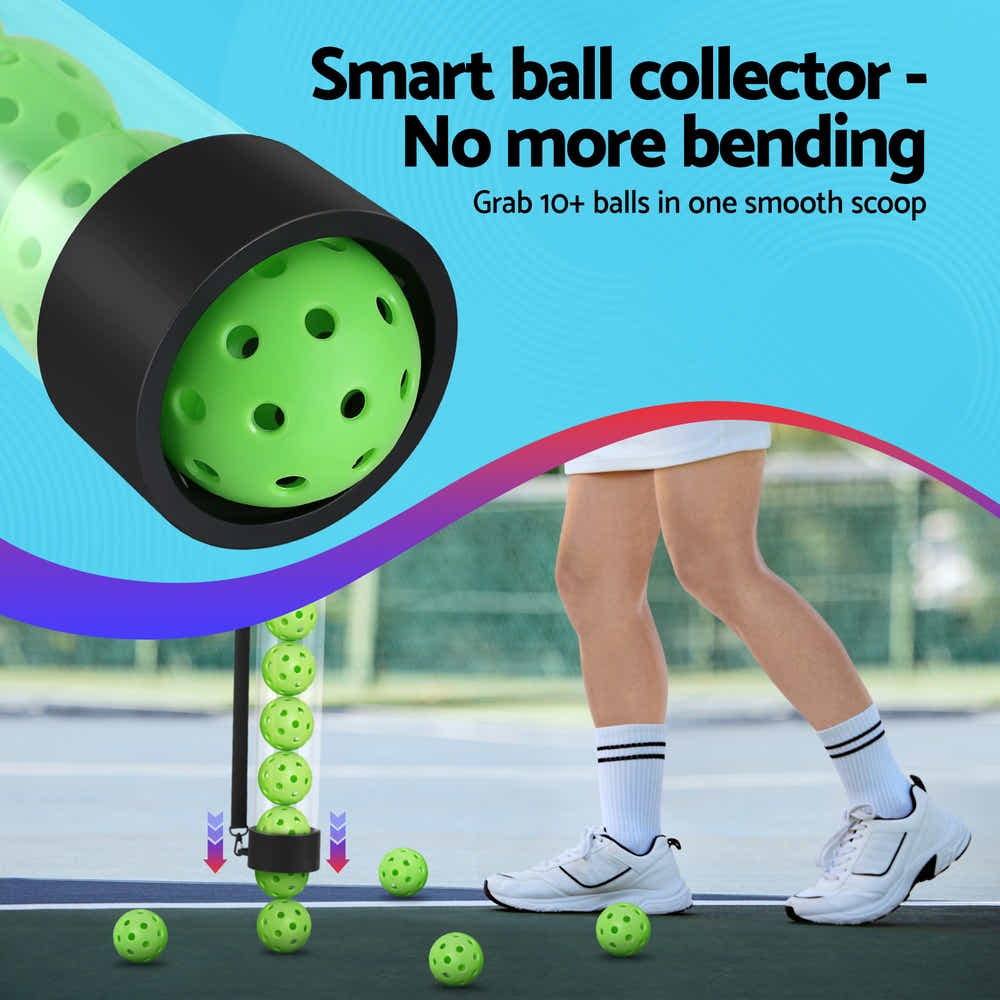 DS NA Everfit 12PC Pickleball Collector Set Portable Storage Adjustable Strap