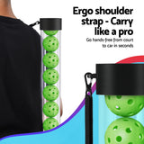 DS NA Everfit 12PC Pickleball Collector Set Portable Storage Adjustable Strap