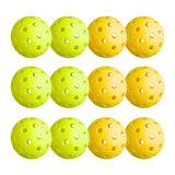 DS NA Everfit 12PC Pickleballs Set 40-Hole Design Indoor Outdoor Durable