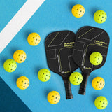 DS NA Everfit 12PC Pickleballs Set 40-Hole Design Indoor Outdoor Durable