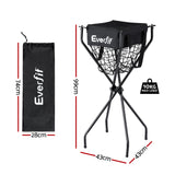 DS NA Everfit Portable Ball Cart Foldable Pickleball Tennis Baseball Softball