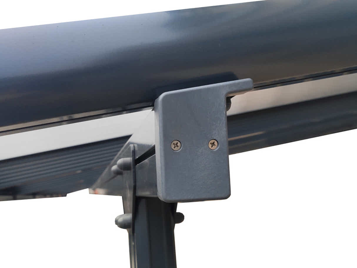 Aluminium Patio Canopy Grey - 10ft x 18ft