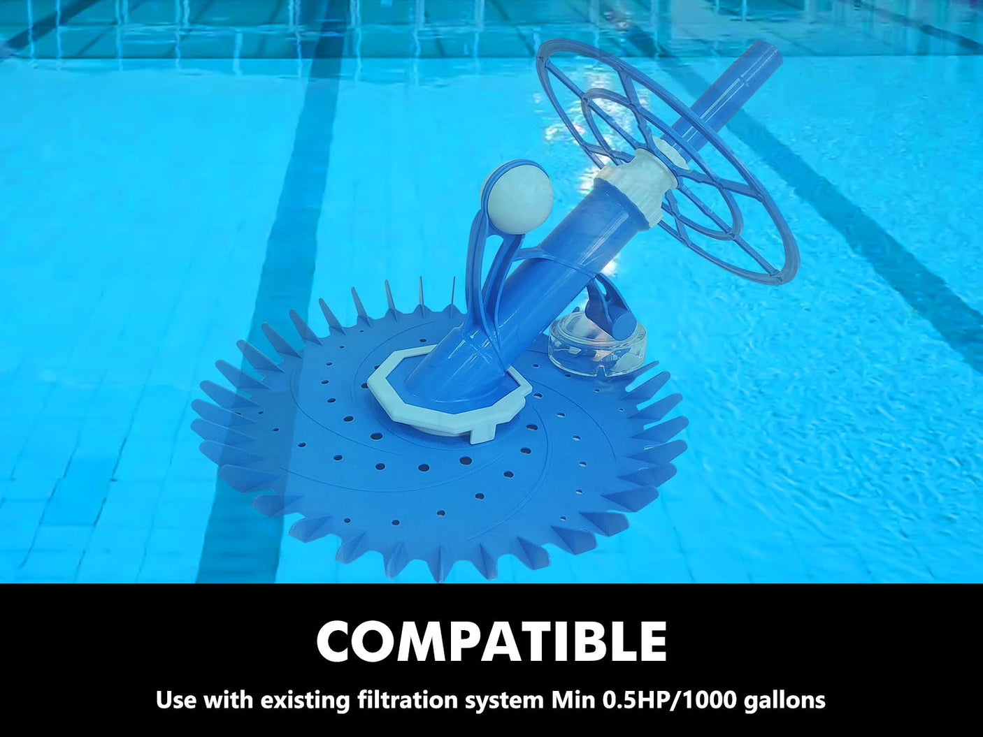 Pool cleaner 2.5m deep pool