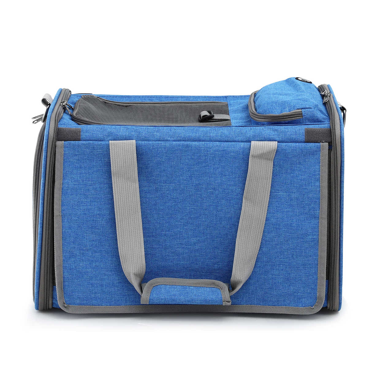 DS NA i.Pet Carrier Bag Foldable Dog Cat Durable Crate  Portable Car Kennel Blue