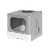 i.Pet Cat Litter Box Large Tray Kitty Toilet Enclosed Hooded Foldable Cat Litter