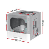 i.Pet Cat Litter Box Large Tray Kitty Toilet Enclosed Hooded Foldable Cat Litter