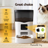 DS NA Automatic Pet Feeder Dog Cat Feeder Wifi 3L Auto Smart Food Dispenser