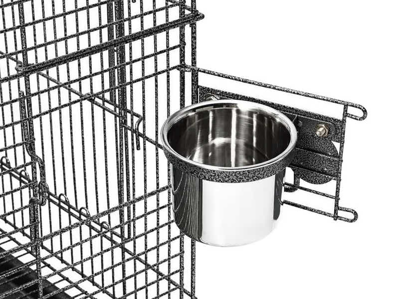 Iron Bird Cage with Pan Roof - 128cm