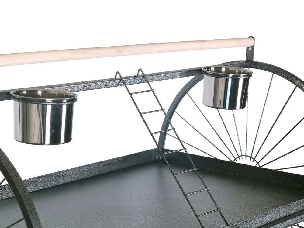 Iron Bird Cage with Playing Area - 186 cm