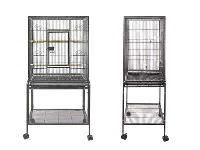 Iron Bird Cage with Storage Shelf - 159 cm