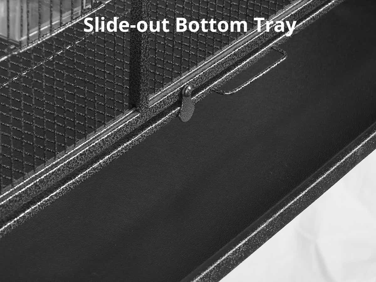 Iron Bird Cage with Storage Shelf - 159 cm