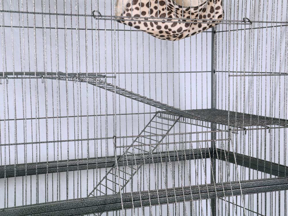 Iron Pet Cage with Multi-level - 140 cm