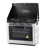 Portable Gas Oven LPG Silver