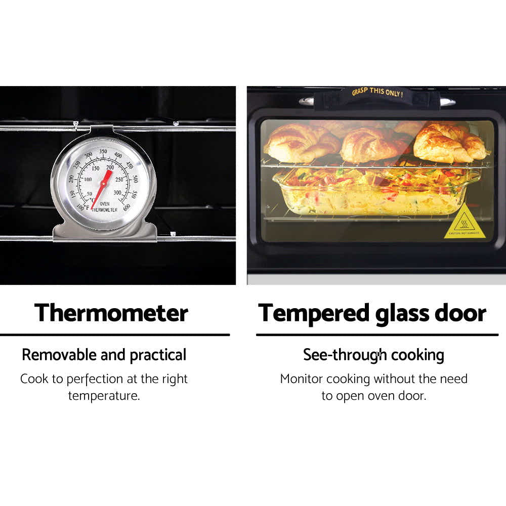 Portable Gas Oven LPG Silver