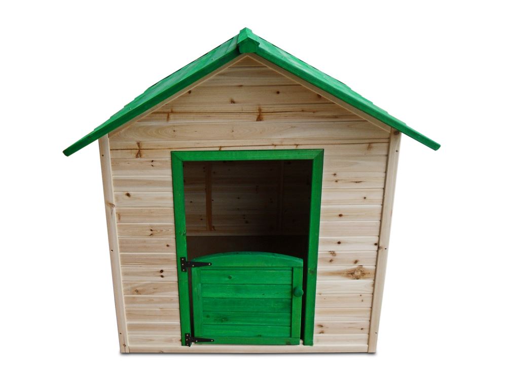 Wooden Playhouse with Green Roof Outdoor Kids' Cubby TSB Living NZ