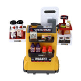 DS NA Keezi Kids Playset Supermarket Shopping Role Play Toy Cash Food 48PCS
