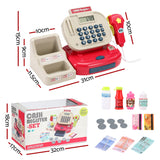 DS NA Kids Cash Register Calculator Pretend Play Shops Money Checkout Toys Set