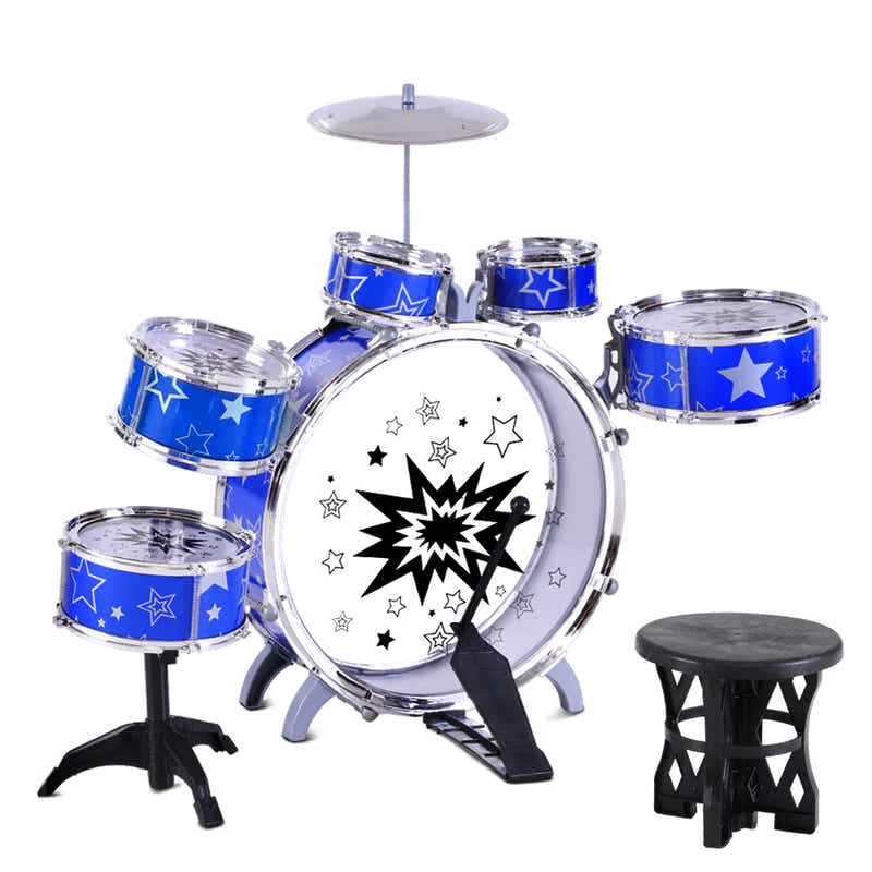 DS NA Keezi 11 Piece Kids Drum Set