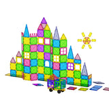 DS NA 120pcs Kids Magnetic Tiles Blocks Building Educational Toys Children Gift