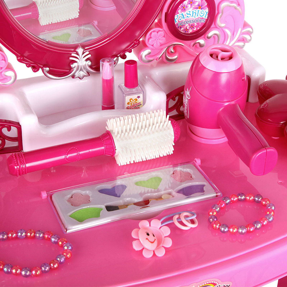 DS NA Keezi 30 Piece Kids Dressing Table Set - Pink
