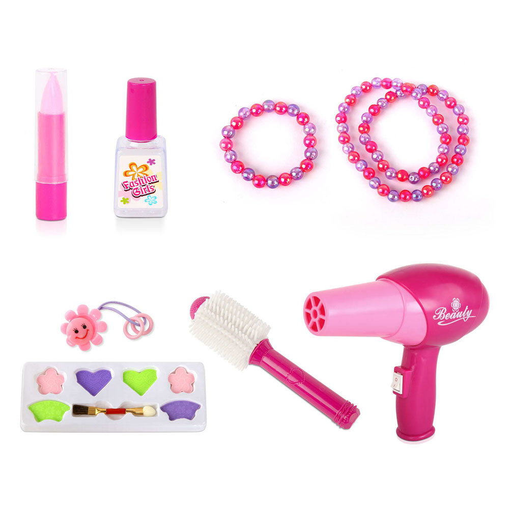 DS NA Keezi 30 Piece Kids Dressing Table Set - Pink