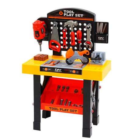 DS NA Kids Pretend Play Set Workbench Tools 54pcs Builder Work Childrens Toys