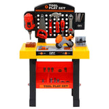 Kids Pretend Play Set Workbench Tools 54pcs Builder Work Childrens Toys