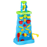 Sand and Water Table Waterfall Wall Sandpit Toys Beach Shovel