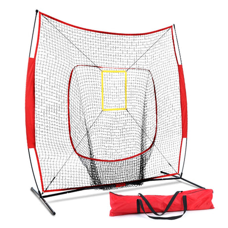 Everfit 7ft Baseball Net Pitching Kit with Stand Softball Training Aid Spo