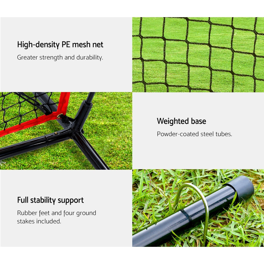 Everfit 7ft Baseball Net Pitching Kit with Stand Softball Training Aid Spo