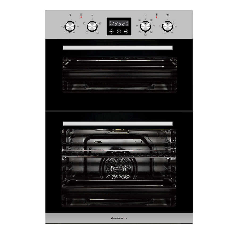 T Parmco OVEN 600MM STAINLESS DUAL CAVITY 35/59L