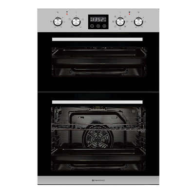 T Parmco OVEN 600MM STAINLESS DUAL CAVITY 35/59L