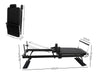 DS Foldable Pilates Reformer With Headrest Black