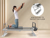DS Foldable Pilates Reformer With Headrest White