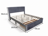 Rae Bed Frame With Drawer - King