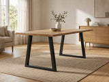 Trapezoid Metal Table Legs Large - Set of 2