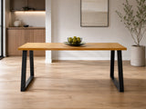 Trapezoid Metal Table Legs Large - Set of 2