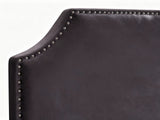Malvern Velvet Headboard Dark Grey - Double