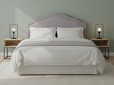 Lavaca Velvet Headboard Light Grey - Double