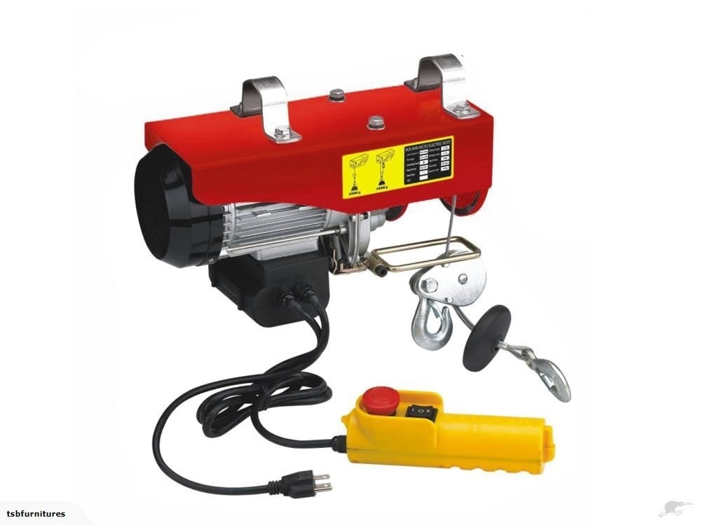 Electric Hoist Winch 400 / 800Kg Lifting Cable