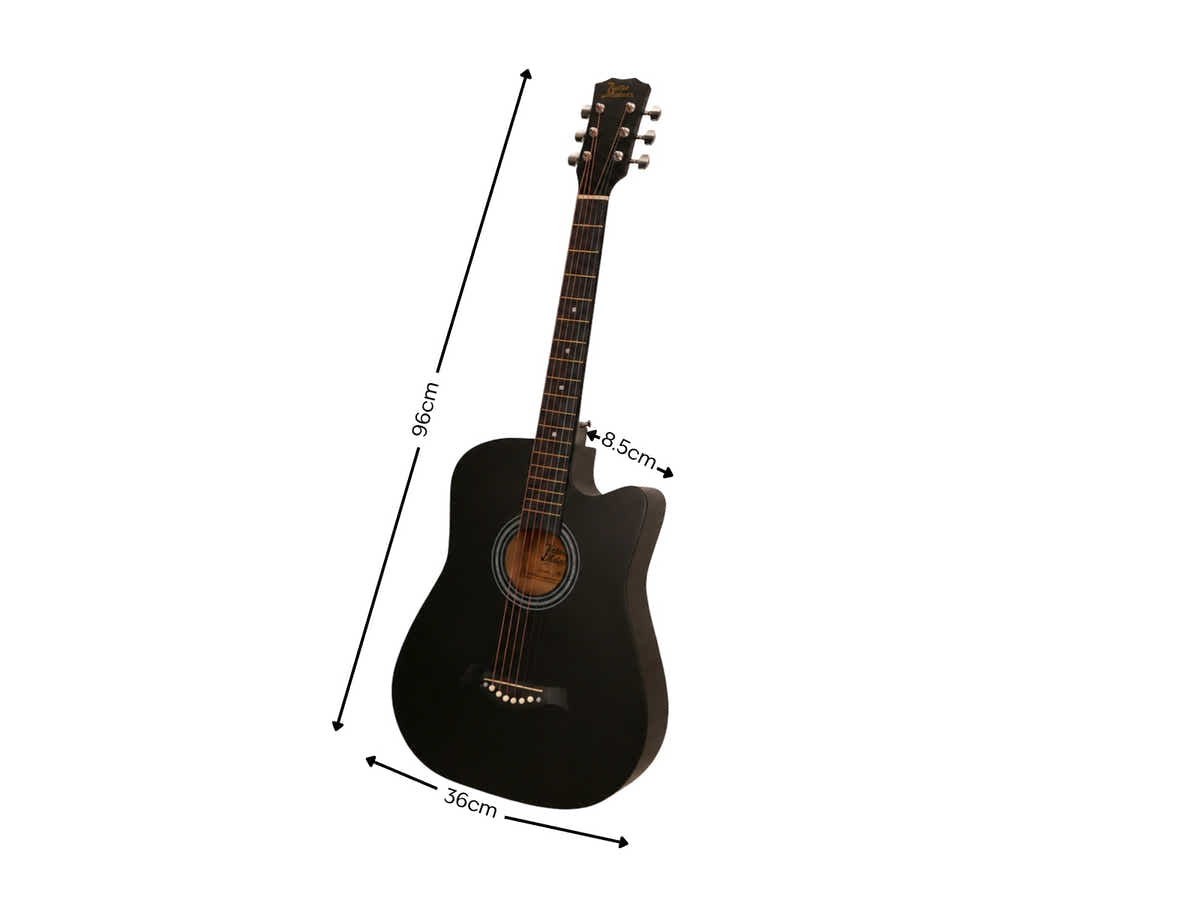 38'' Acoustic Guitar - Black