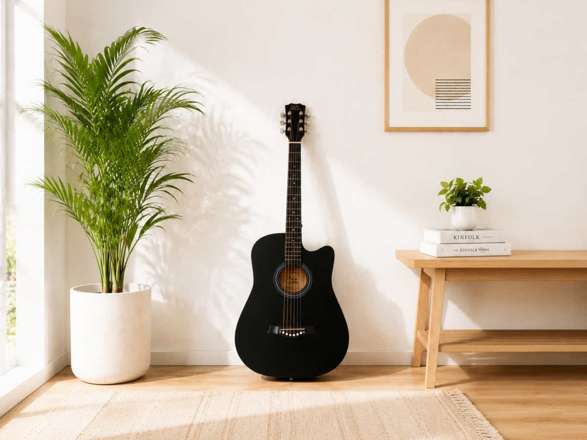 38'' Acoustic Guitar - Black
