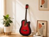 38'' Acoustic Guitar - Red