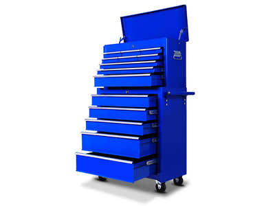 5-Drawer & 9-Drawer Tool Cabinet Combo - Blue